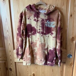 Lala Kent Hoodie Mens M Tie Dye Send It To Darrell Graphic Vanderpump Rules